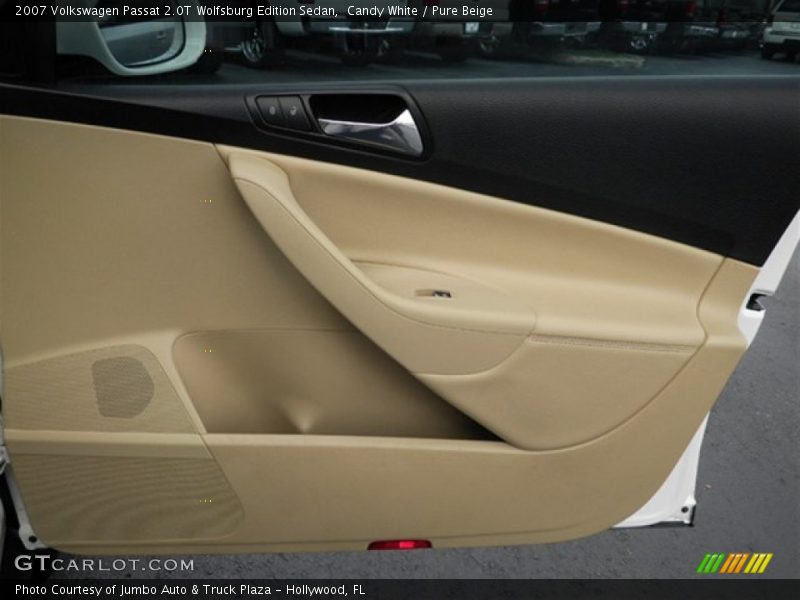 Candy White / Pure Beige 2007 Volkswagen Passat 2.0T Wolfsburg Edition Sedan