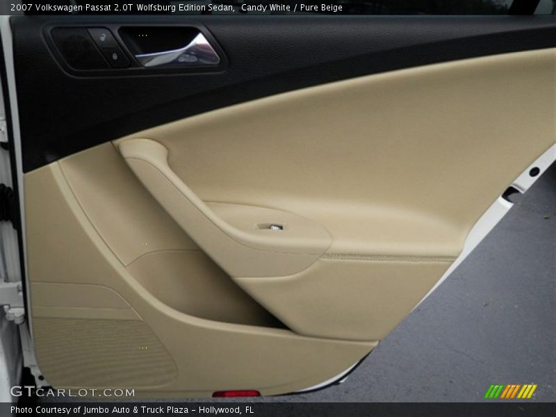 Candy White / Pure Beige 2007 Volkswagen Passat 2.0T Wolfsburg Edition Sedan