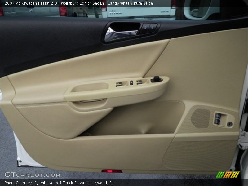 Candy White / Pure Beige 2007 Volkswagen Passat 2.0T Wolfsburg Edition Sedan