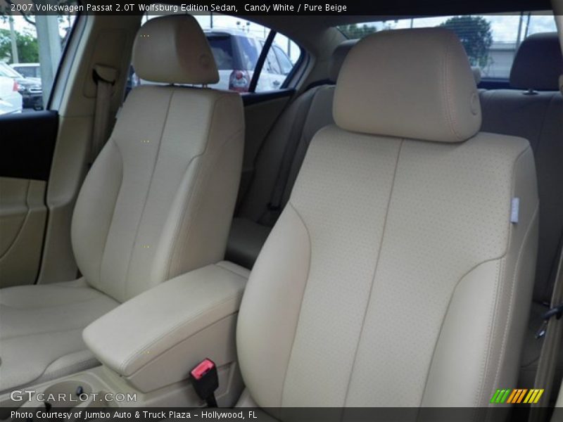Candy White / Pure Beige 2007 Volkswagen Passat 2.0T Wolfsburg Edition Sedan