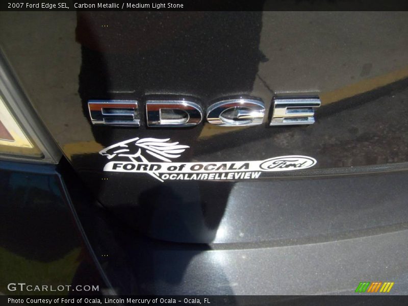 Carbon Metallic / Medium Light Stone 2007 Ford Edge SEL