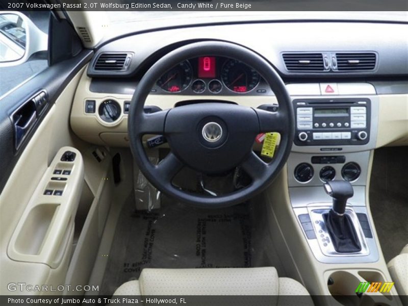 Candy White / Pure Beige 2007 Volkswagen Passat 2.0T Wolfsburg Edition Sedan