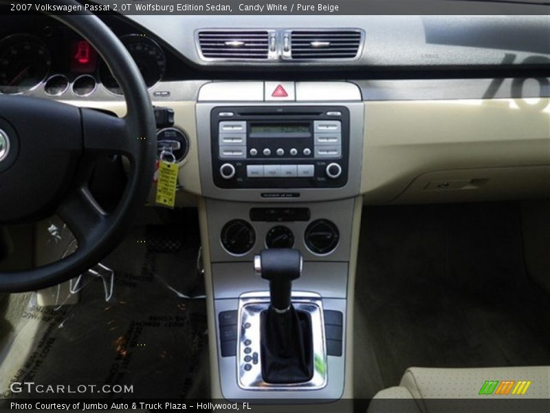 Candy White / Pure Beige 2007 Volkswagen Passat 2.0T Wolfsburg Edition Sedan