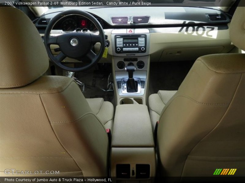 Candy White / Pure Beige 2007 Volkswagen Passat 2.0T Wolfsburg Edition Sedan