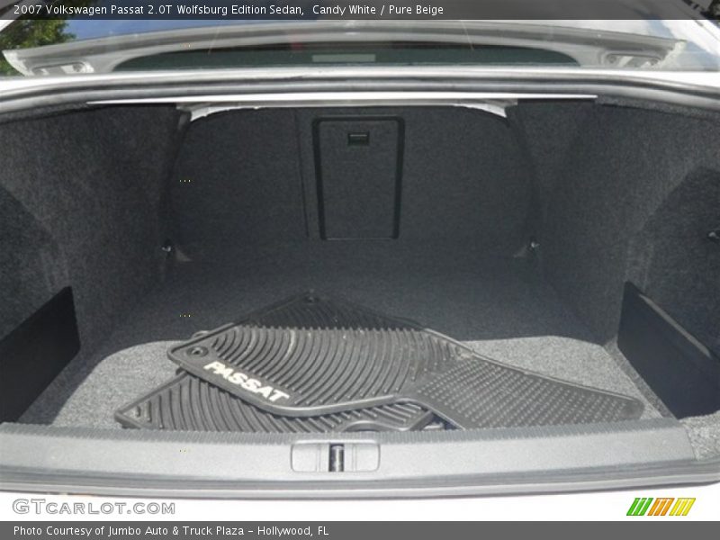 Candy White / Pure Beige 2007 Volkswagen Passat 2.0T Wolfsburg Edition Sedan