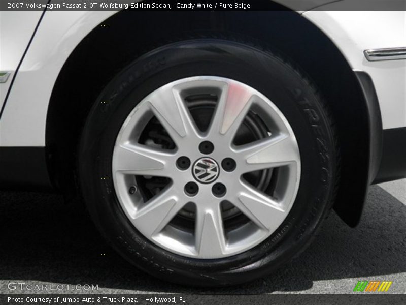 Candy White / Pure Beige 2007 Volkswagen Passat 2.0T Wolfsburg Edition Sedan