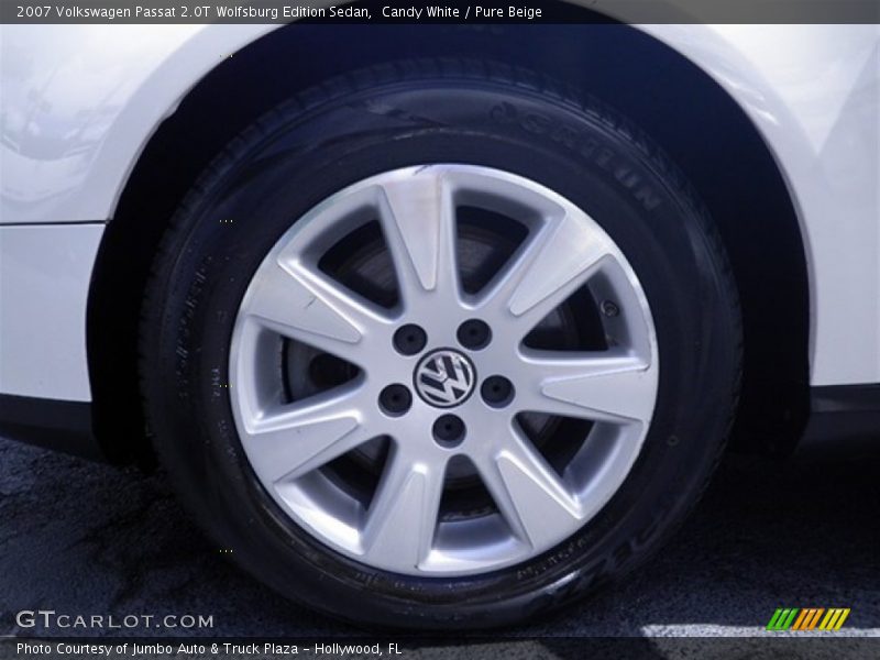 Candy White / Pure Beige 2007 Volkswagen Passat 2.0T Wolfsburg Edition Sedan