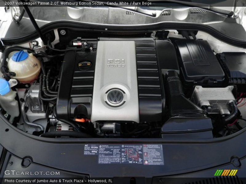 Candy White / Pure Beige 2007 Volkswagen Passat 2.0T Wolfsburg Edition Sedan