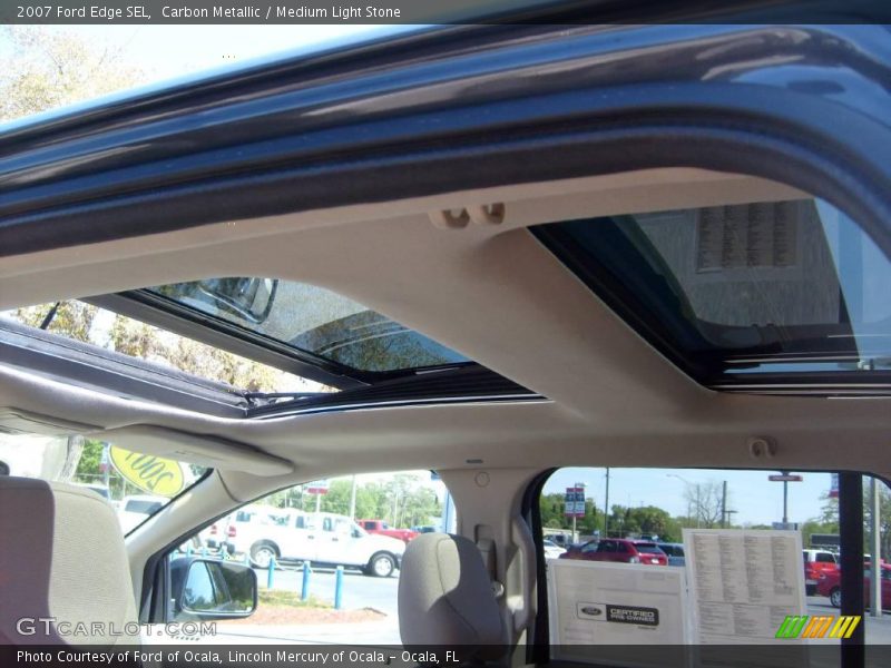 Carbon Metallic / Medium Light Stone 2007 Ford Edge SEL