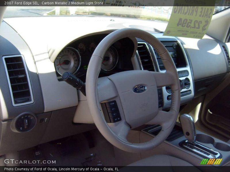 Carbon Metallic / Medium Light Stone 2007 Ford Edge SEL