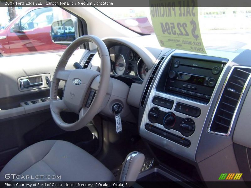 Carbon Metallic / Medium Light Stone 2007 Ford Edge SEL