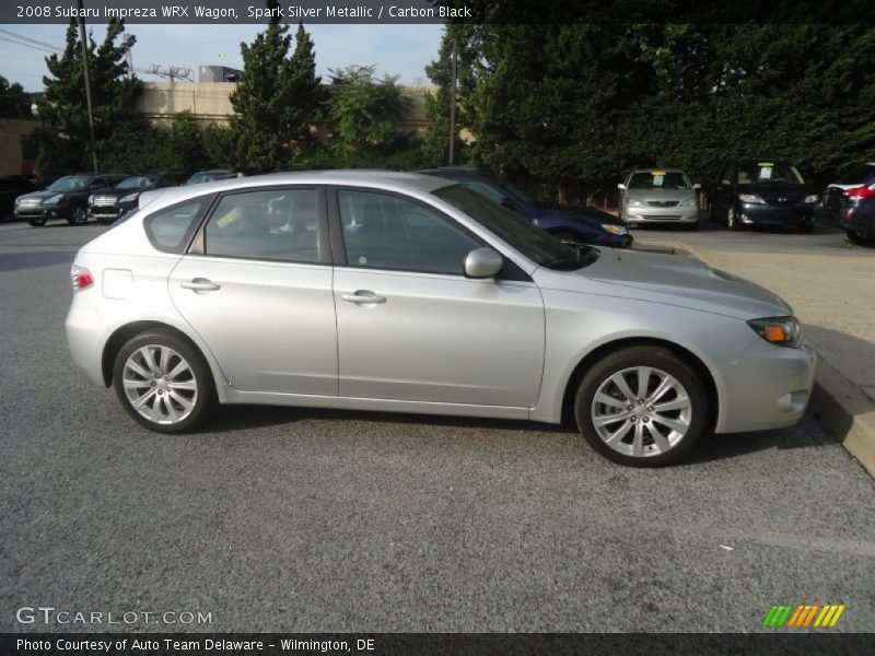 Spark Silver Metallic / Carbon Black 2008 Subaru Impreza WRX Wagon