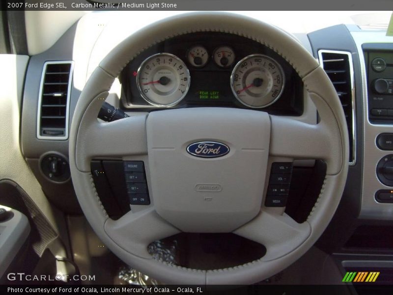 Carbon Metallic / Medium Light Stone 2007 Ford Edge SEL