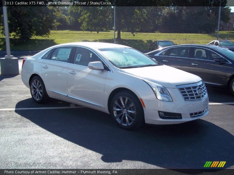 White Diamond Tricoat / Shale/Cocoa 2013 Cadillac XTS FWD