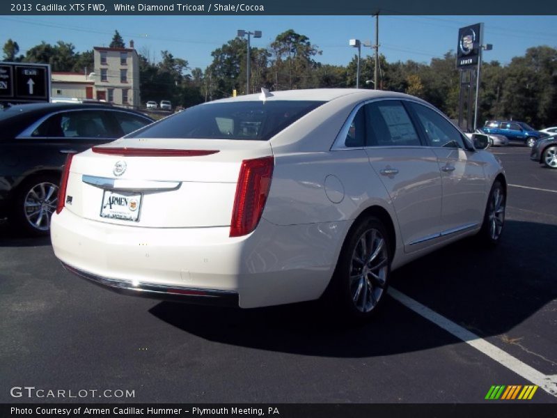 White Diamond Tricoat / Shale/Cocoa 2013 Cadillac XTS FWD