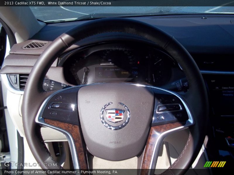 White Diamond Tricoat / Shale/Cocoa 2013 Cadillac XTS FWD