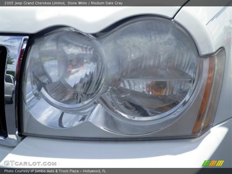 Stone White / Medium Slate Gray 2005 Jeep Grand Cherokee Limited