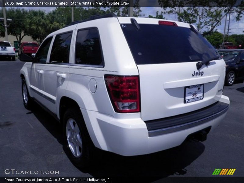 Stone White / Medium Slate Gray 2005 Jeep Grand Cherokee Limited