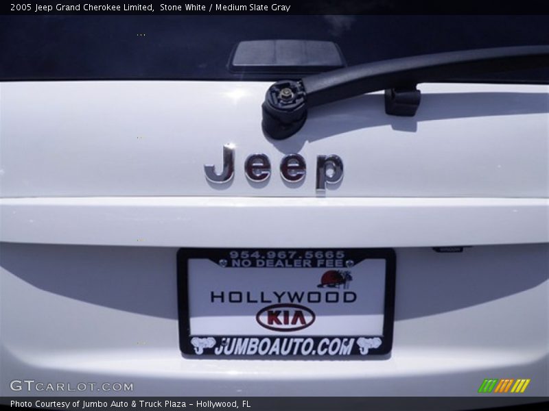 Stone White / Medium Slate Gray 2005 Jeep Grand Cherokee Limited