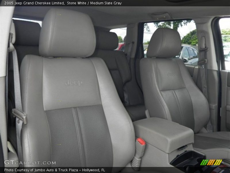 Stone White / Medium Slate Gray 2005 Jeep Grand Cherokee Limited