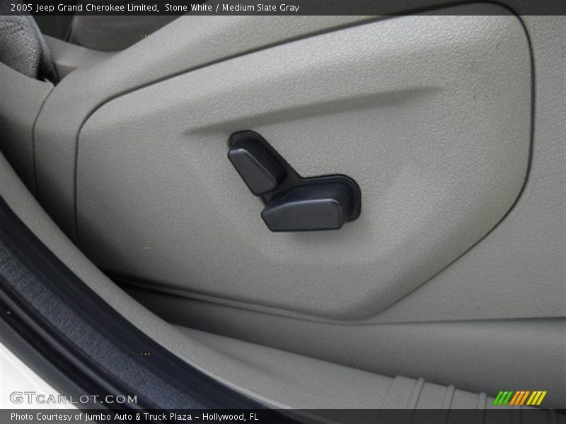 Stone White / Medium Slate Gray 2005 Jeep Grand Cherokee Limited