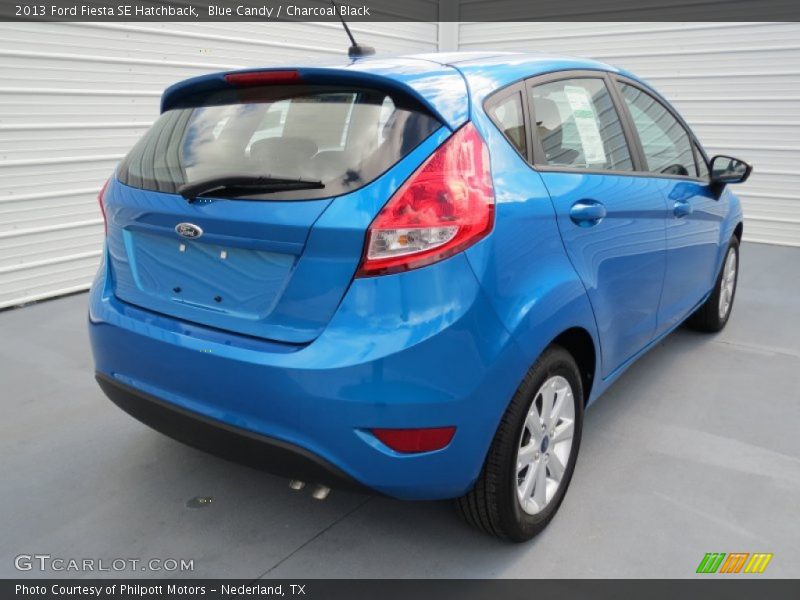 Blue Candy / Charcoal Black 2013 Ford Fiesta SE Hatchback