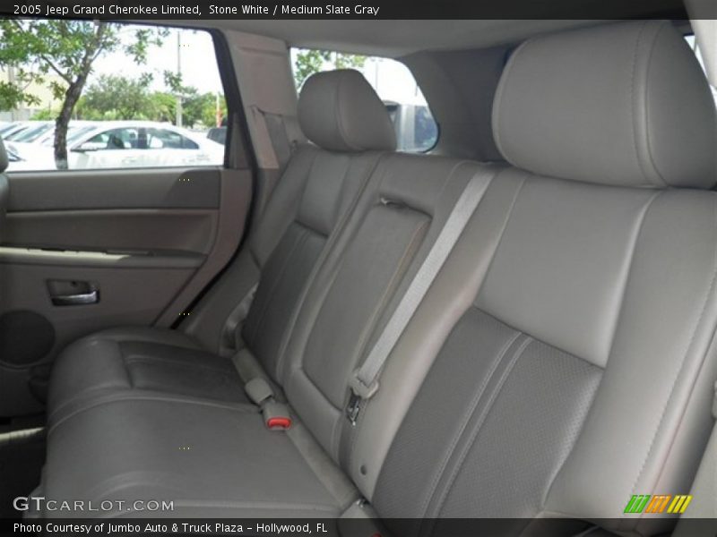 Stone White / Medium Slate Gray 2005 Jeep Grand Cherokee Limited