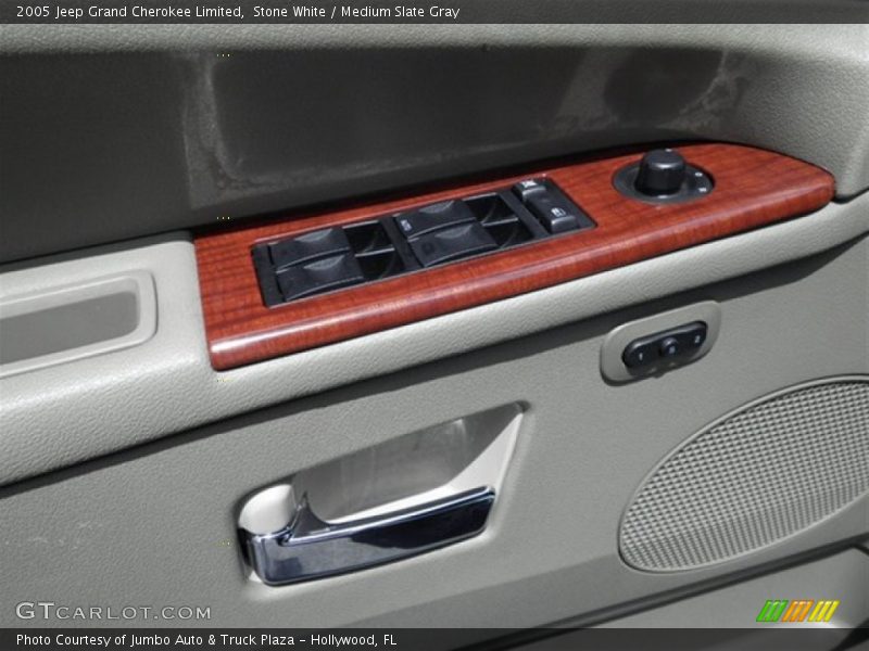 Stone White / Medium Slate Gray 2005 Jeep Grand Cherokee Limited