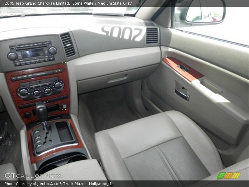 Stone White / Medium Slate Gray 2005 Jeep Grand Cherokee Limited