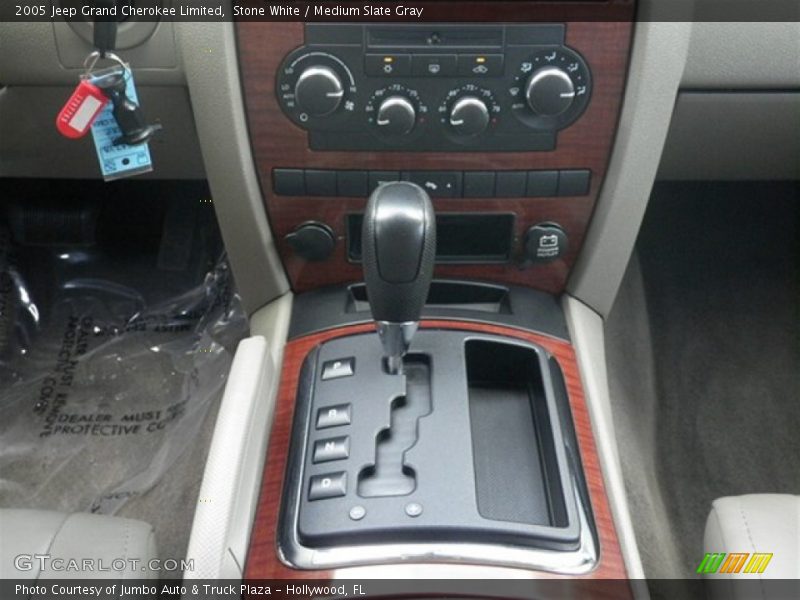Stone White / Medium Slate Gray 2005 Jeep Grand Cherokee Limited