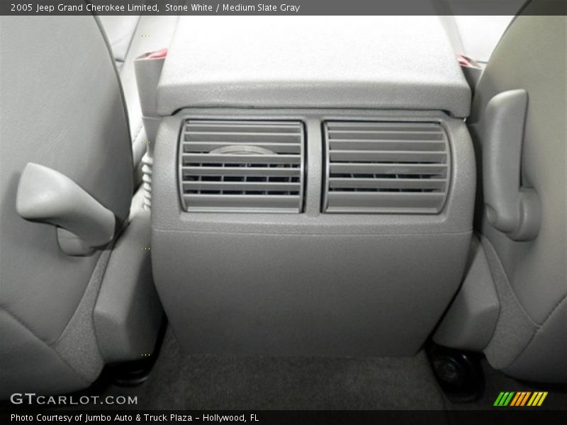 Stone White / Medium Slate Gray 2005 Jeep Grand Cherokee Limited