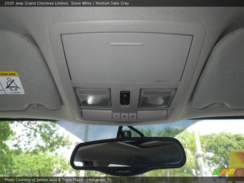 Stone White / Medium Slate Gray 2005 Jeep Grand Cherokee Limited