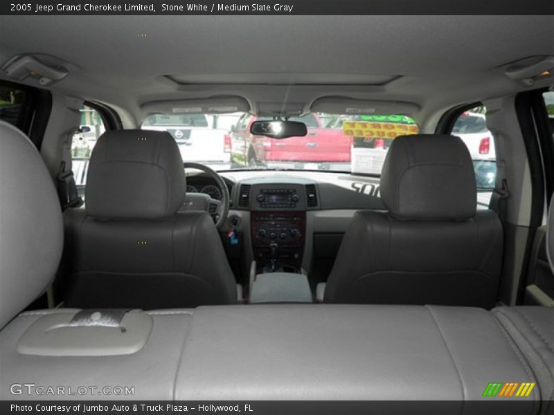 Stone White / Medium Slate Gray 2005 Jeep Grand Cherokee Limited