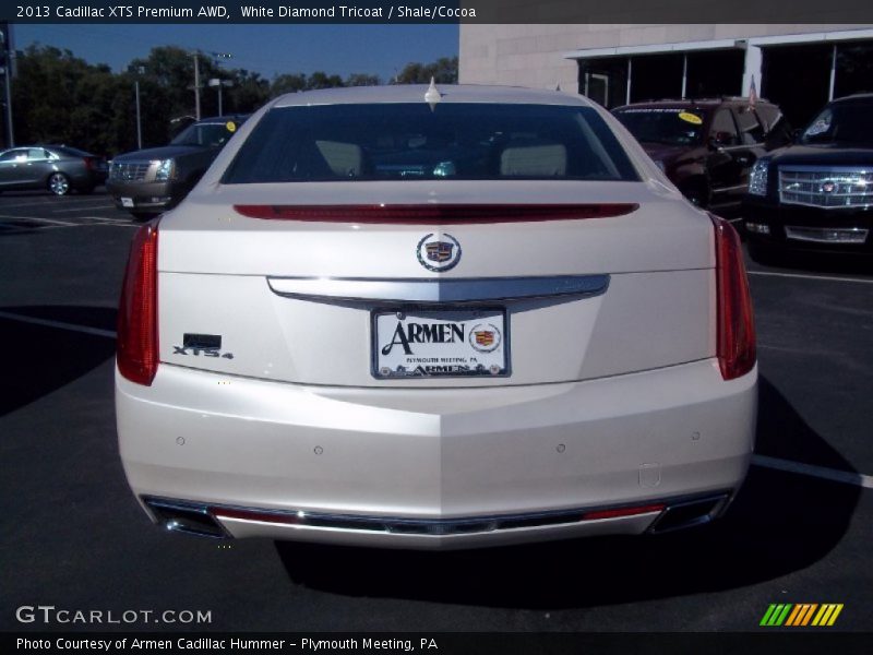 White Diamond Tricoat / Shale/Cocoa 2013 Cadillac XTS Premium AWD
