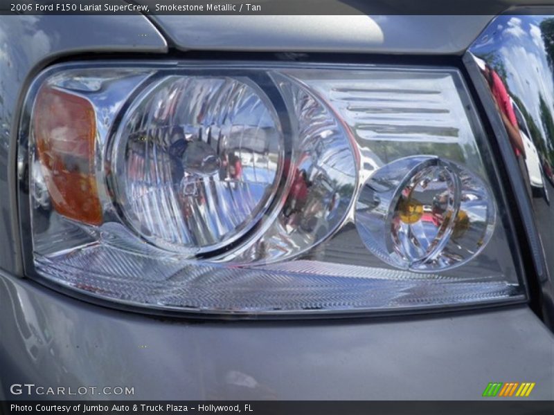 Smokestone Metallic / Tan 2006 Ford F150 Lariat SuperCrew