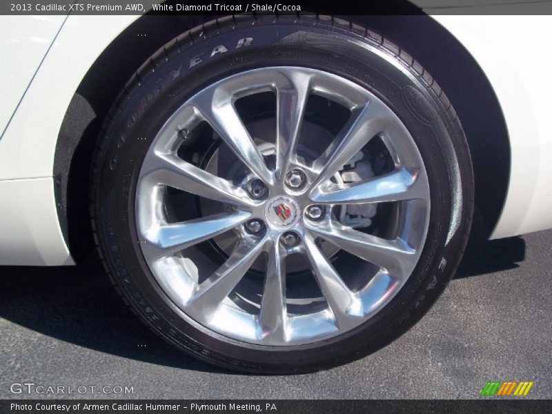 White Diamond Tricoat / Shale/Cocoa 2013 Cadillac XTS Premium AWD