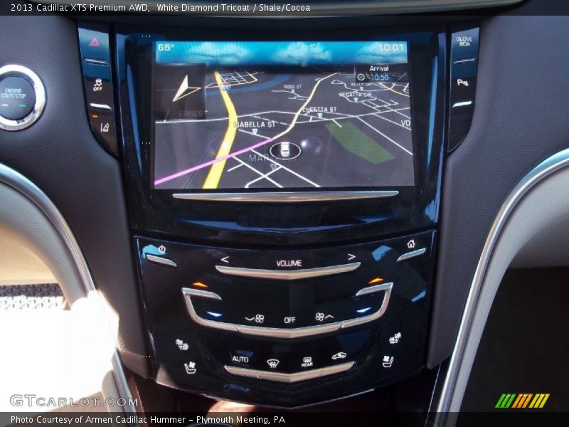 White Diamond Tricoat / Shale/Cocoa 2013 Cadillac XTS Premium AWD