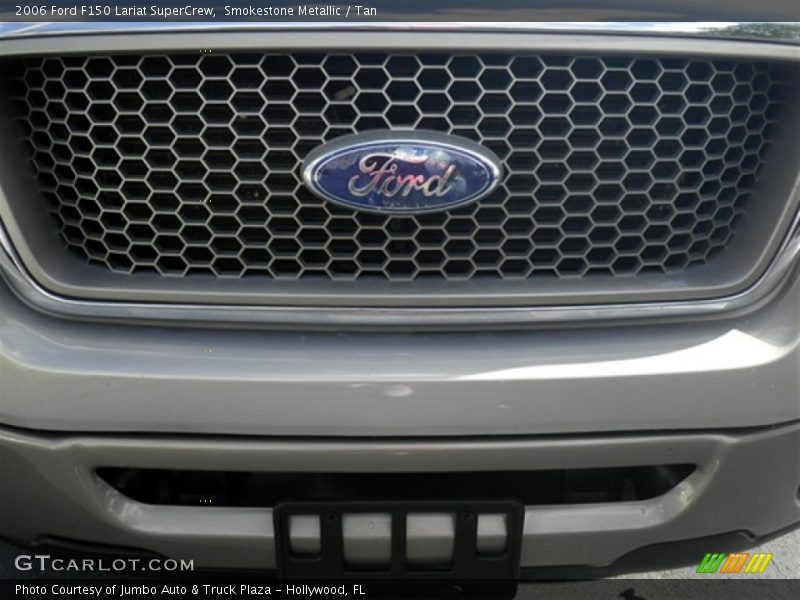 Smokestone Metallic / Tan 2006 Ford F150 Lariat SuperCrew