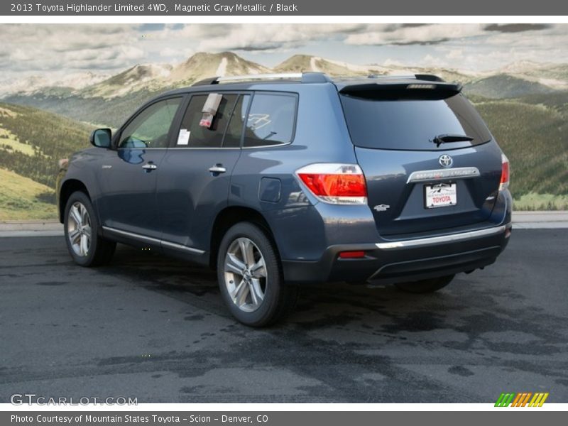 Magnetic Gray Metallic / Black 2013 Toyota Highlander Limited 4WD