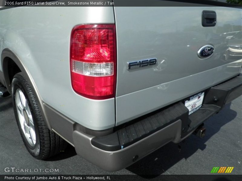 Smokestone Metallic / Tan 2006 Ford F150 Lariat SuperCrew