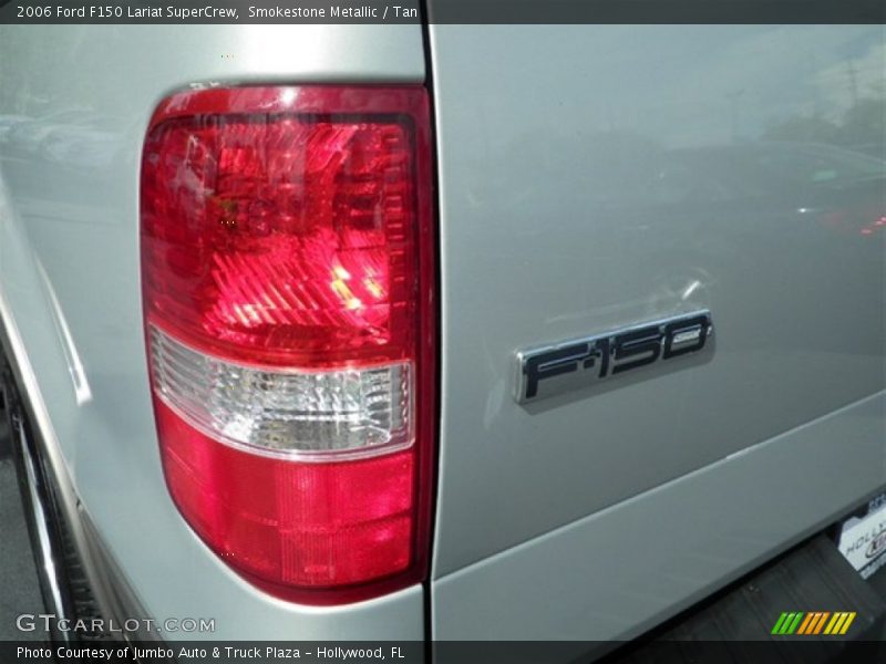 Smokestone Metallic / Tan 2006 Ford F150 Lariat SuperCrew