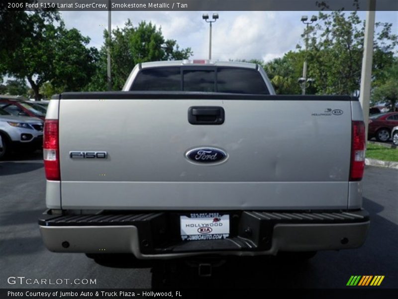 Smokestone Metallic / Tan 2006 Ford F150 Lariat SuperCrew