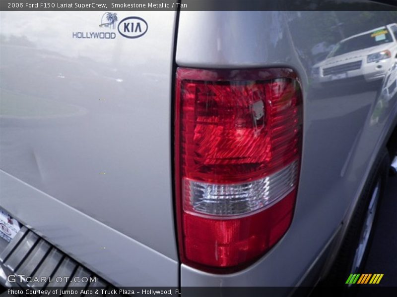 Smokestone Metallic / Tan 2006 Ford F150 Lariat SuperCrew