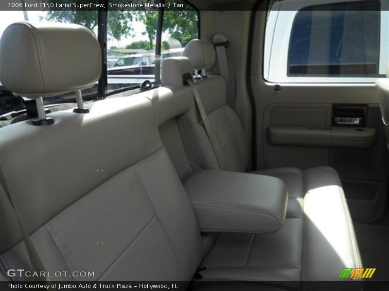 Smokestone Metallic / Tan 2006 Ford F150 Lariat SuperCrew