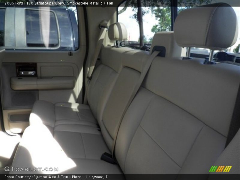 Smokestone Metallic / Tan 2006 Ford F150 Lariat SuperCrew