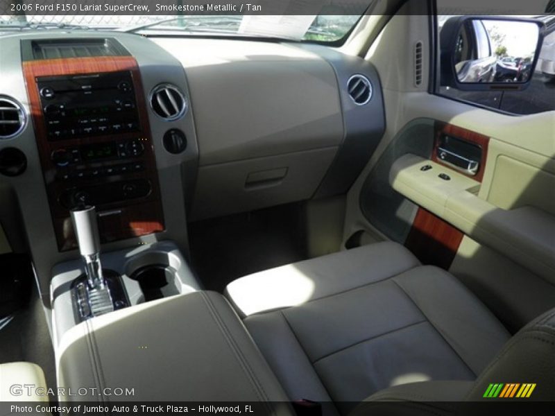 Smokestone Metallic / Tan 2006 Ford F150 Lariat SuperCrew