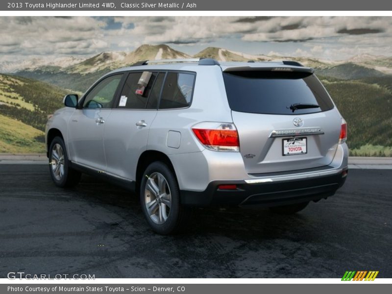 Classic Silver Metallic / Ash 2013 Toyota Highlander Limited 4WD