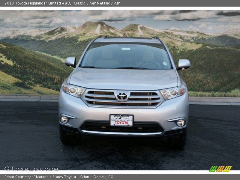 Classic Silver Metallic / Ash 2013 Toyota Highlander Limited 4WD