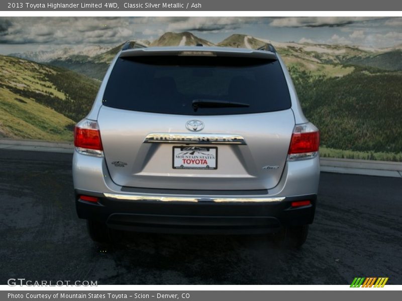 Classic Silver Metallic / Ash 2013 Toyota Highlander Limited 4WD