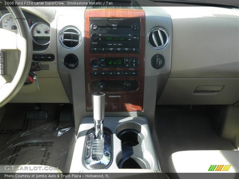 Smokestone Metallic / Tan 2006 Ford F150 Lariat SuperCrew